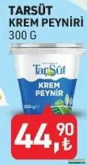 TARIM KREDİ TARSÜT KREM PEYNİRİ 300 G indirimli fiyat TARIM KREDİ TARSÜT KREM PEYNİRİ 300 G fiyat ve kampanya bilgisi